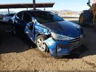 2019 Hyundai Elantra Sel Синий vin: 5NPD84LFXKH427631