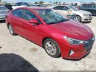 2019 Hyundai Elantra Sel Red vin: 5NPD84LFXKH470432
