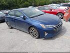 2020 Hyundai Elantra Limited Blue vin: 5NPD84LFXLH564845