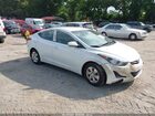 2016 Hyundai Elantra Se White vin: 5NPDH4AE1GH753299