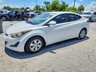 2016 Hyundai Elantra Se White vin: 5NPDH4AE4GH685418