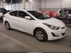 2016 Hyundai Elantra Se White vin: 5NPDH4AE4GH695589
