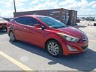 2016 Hyundai Elantra Se Красный vin: 5NPDH4AE7GH659492