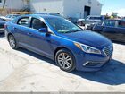 2017 Hyundai Sonata   Blue vin: 5NPE24AF0HH511345