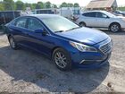 2017 Hyundai Sonata   Blue vin: 5NPE24AF0HH548377