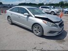 2016 Hyundai Sonata Se Silver vin: 5NPE24AF2GH324820