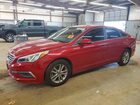 2017 Hyundai Sonata Se Red vin: 5NPE24AF3HH447320