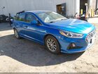 2019 Hyundai Sonata Se Синий vin: 5NPE24AF3KH733501
