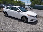 2017 Hyundai Sonata   White vin: 5NPE24AF6HH564177
