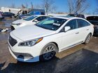 2017 Hyundai Sonata Sport White vin: 5NPE34AF0HH585930