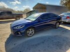 2019 Hyundai Sonata Sel Blue vin: 5NPE34AF2KH790902