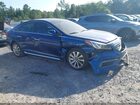 2017 Hyundai Sonata Sport Blue vin: 5NPE34AF4HH489282