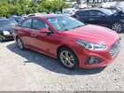 2019 Hyundai Sonata Sel Красный vin: 5NPE34AF5KH747378