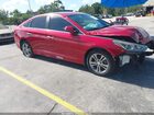 2018 Hyundai Sonata Sel Red vin: 5NPE34AF6JH634344
