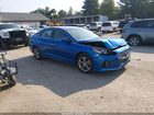 2018 Hyundai Sonata Sel Blue vin: 5NPE34AF9JH627842