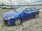 2019 Hyundai Sonata Sel Blue vin: 5NPE34AF9KH757248
