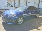 2018 Hyundai Sonata Sel Blue vin: 5NPE34AFXJH611343