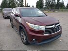 2016 Toyota Highlander Le Plus V6 Темно-бордовый vin: 5TDBKRFH7GS264361