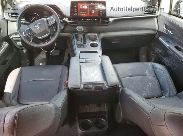 5TDCSKFC1PS085958 2023 TOYOTA SIENNA Black Dashboard view