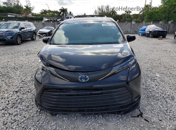 5TDCSKFC1PS085958 2023 TOYOTA SIENNA Black Front view