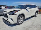 2021 Toyota Highlander L White vin: 5TDCZRAH1MS068256