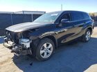 2021 Toyota Highlander L Black vin: 5TDCZRAH2MS088094