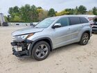 2018 Toyota Highlander Hybrid Limited Platinum Silver vin: 5TDDGRFHXJS045704