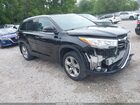 2016 Toyota Highlander Limited Platinum V6 Черный vin: 5TDDKRFH3GS333992