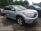 2016 Toyota Highlander Limited V6 Серебряный vin: 5TDDKRFHXGS287917