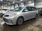 2018 Toyota Sienna Xle 7-passenger Silver vin: 5TDDZ3DC0JS203837