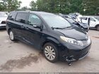 2017 Toyota Sienna Limited Premium 7 Passenger Black vin: 5TDDZ3DC5HS166021