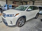2019 Toyota Highlander Limited White vin: 5TDDZRFH2KS929941