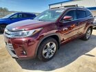 2017 Toyota Highlander Limited Platinum Burgundy vin: 5TDDZRFH3HS453238