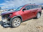 2017 Toyota Highlander Limited Бордовый vin: 5TDDZRFH6HS358446