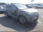 2017 Toyota Highlander Limited Gray vin: 5TDDZRFH7HS464730
