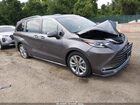 2022 Toyota Sienna Platinum Gray vin: 5TDERKEC4NS085715