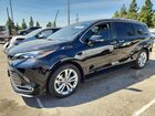 2024 Toyota Sienna Platinum 7-passenger Black vin: 5TDERKEC5RS185943