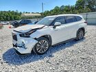 2021 Toyota Highlander Hybrid Platinum White vin: 5TDFARAH6MS004699