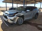 2021 Toyota Highlander Hybrid Platinum Silver vin: 5TDFARAH7MS011046