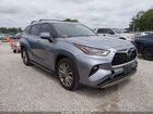 2021 Toyota Highlander Platinum Gray vin: 5TDFZRBH2MS073901