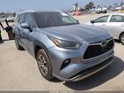 2022 Toyota Highlander Xle Light Blue vin: 5TDGZRAH4NS124855