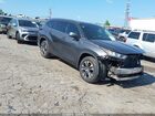 2020 Toyota Highlander Xle Gray vin: 5TDGZRAH5LS505014