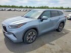 2021 Toyota Highlander Hybrid Xle Blue vin: 5TDHBRCH1MS020747