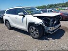 2021 Toyota Highlander Xle White vin: 5TDHZRBH4MS540227