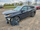 2021 Toyota Highlander Xle Черный vin: 5TDHZRBH8MS118249