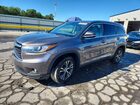 2016 Toyota Highlander Xle Серый vin: 5TDJKRFH3GS504047