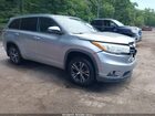 2016 Toyota Highlander Xle V6 Silver vin: 5TDJKRFH9GS235049