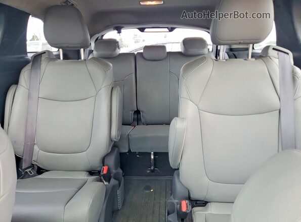 5TDJRKEC7SS231972 2025 TOYOTA SIENNA Black Հետևի նստատեղերի տեսք