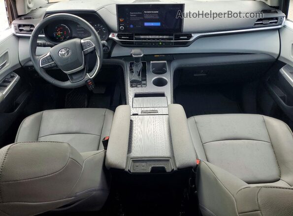 5TDJRKEC7SS231972 2025 TOYOTA SIENNA Black Առջևի վահանակի տեսք