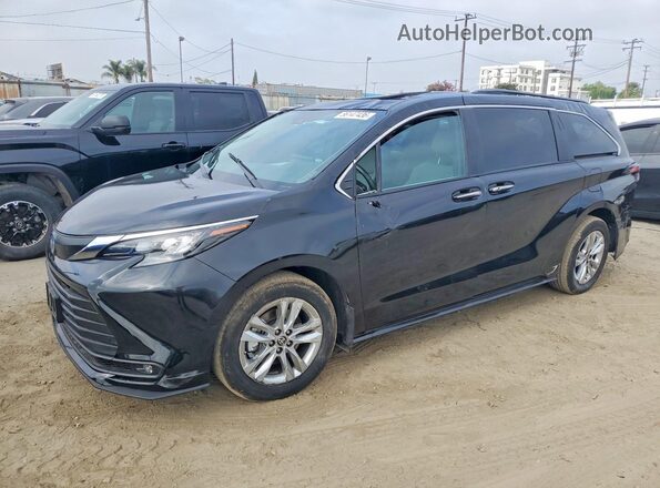 5TDJRKEC7SS231972 2025 TOYOTA SIENNA Black Առջևի ձախ երեք քառորդ տեսարան